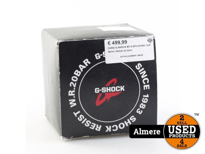 CASIO G-SHOCK MT-G MTG-B1000-1AJF Heren | Nieuw uit doos, Casio, Nieuw, Support@casio.com, 6-2, Hon-machi 1-chome
Shibuya-ku, Tokyo 151-8543
Japan