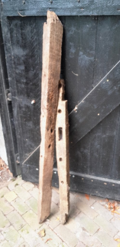 2 leuke balkjes, eiken, decoratief, Ophalen, Minder dan 180 cm, Balken, Hardhout