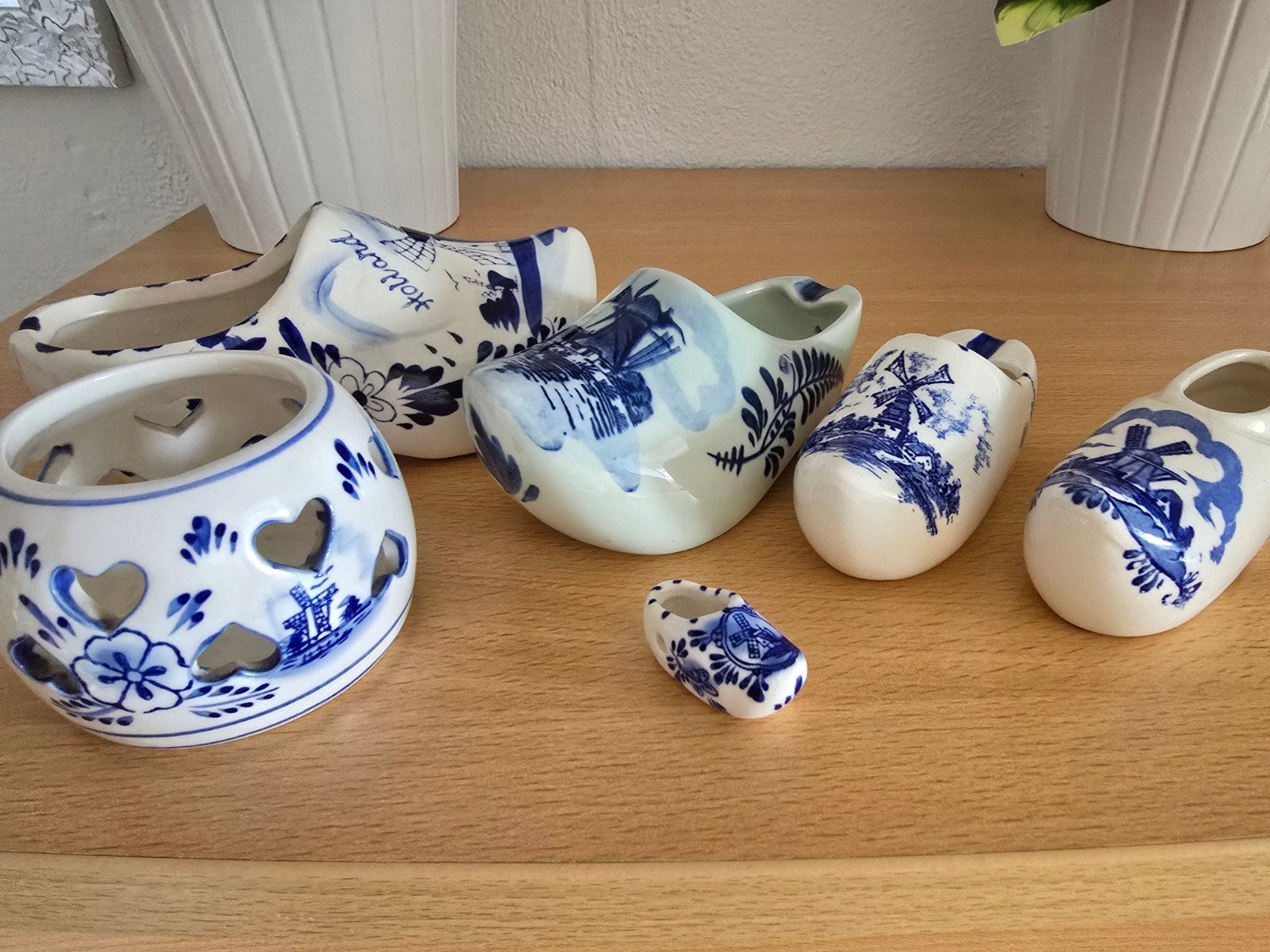 Leuke set Delfts Blauwe souvenirs (6-delig) –Handgeschilderd, Verzamelen, Ophalen of Verzenden