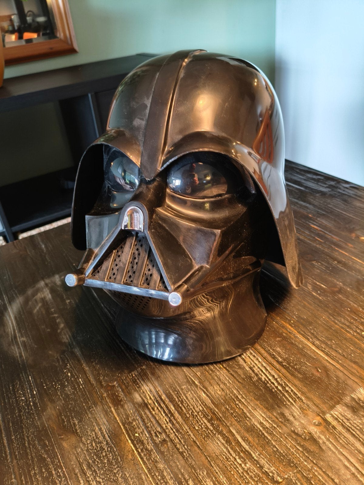 Darth Vader helm Star Wars, Hobby en Vrije tijd, Kostuums, Theaterbenodigdheden en LARP, Ophalen, Zo goed als nieuw, Bovenkleding
