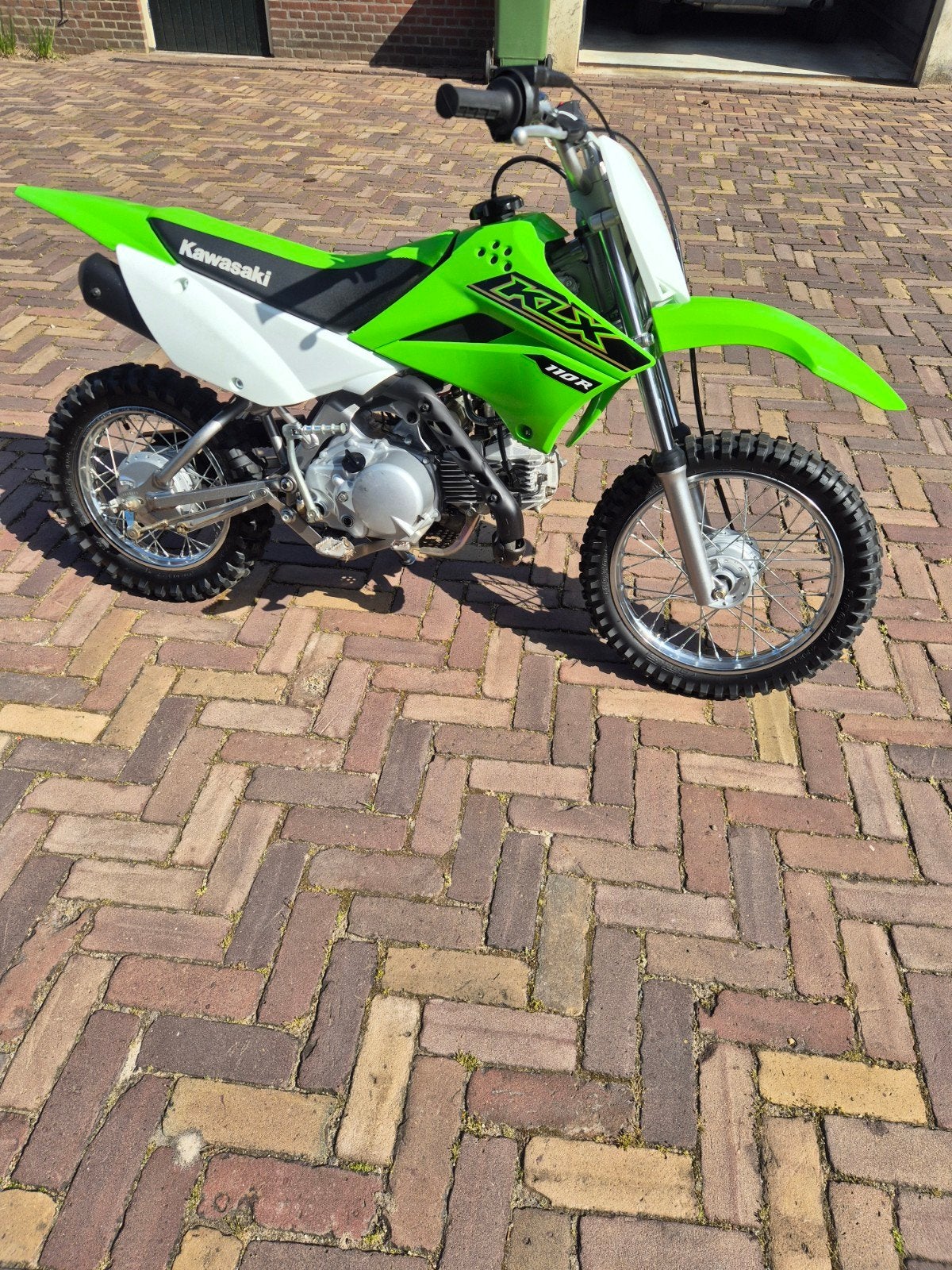 Kawasaki KlX 110r, Ophalen, Zo goed als nieuw, Pitbike