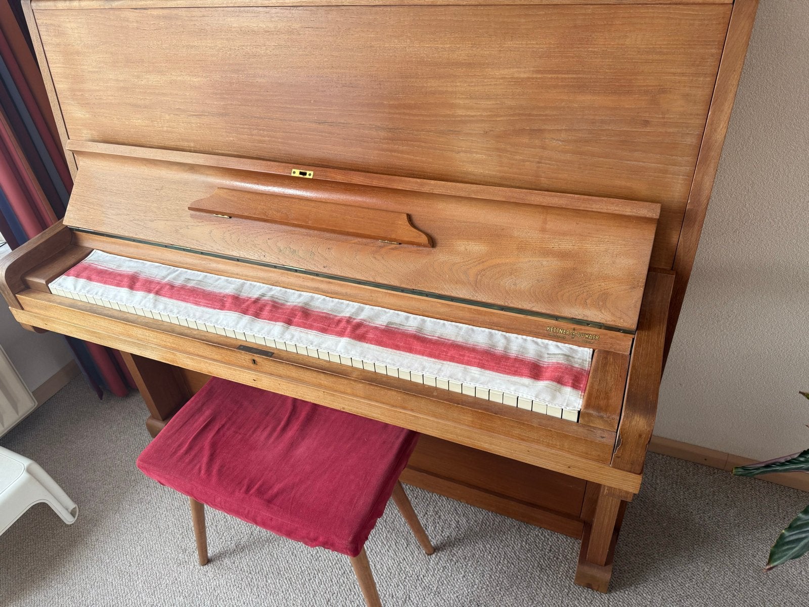 Irmler Piano - Klassiek Houten Piano, Muziek en Instrumenten, Ophalen, Gebruikt, Bruin, Piano