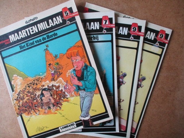 adv7956 maarten milaan, Boeken, Stripboeken, Eén stripboek, Ophalen, Gelezen