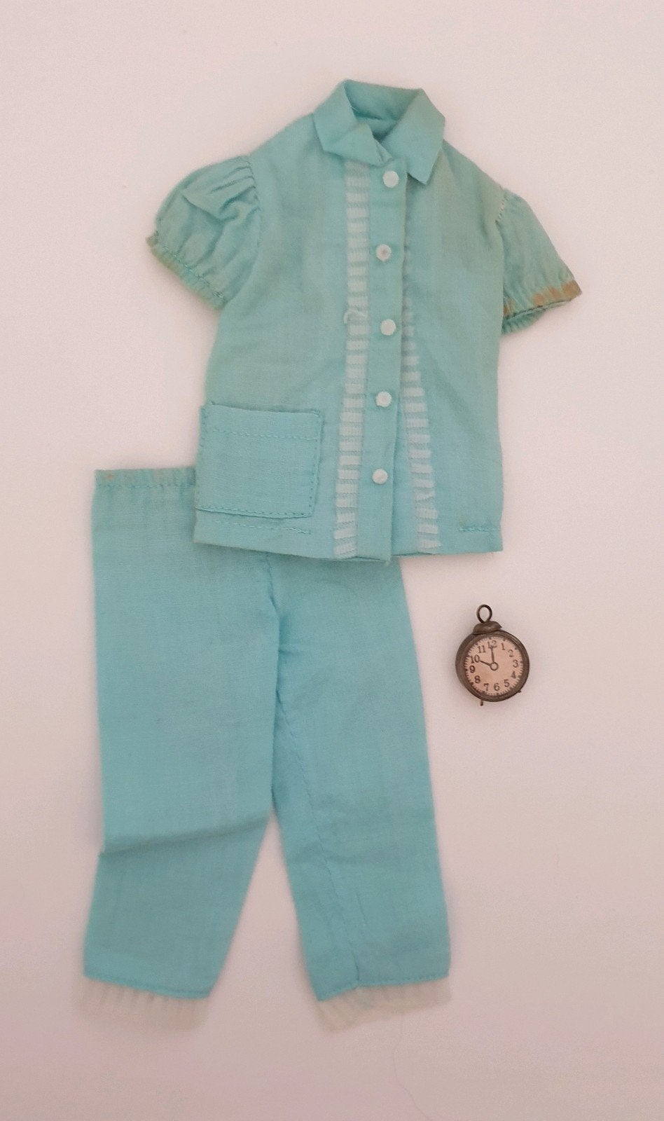 Barbie vintage #1601 pyjama party  1965, Ophalen of Verzenden, Kleertjes