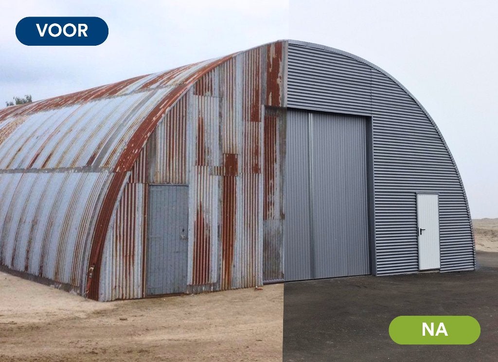 Nieuwe beplating voor uw Romney loods - Op maat leverbaar, Overige kleuren, Nieuw, Ophalen of Verzenden, 15 m² of meer