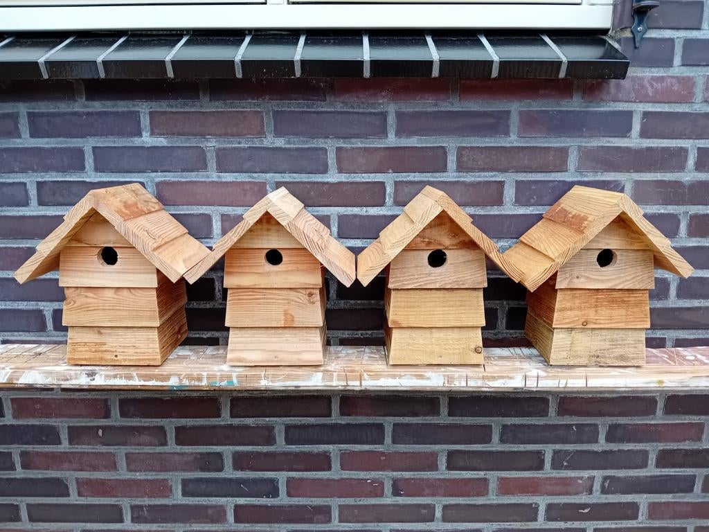 Vogelhuisje nestkastje pimpelmees koolmees, Ophalen of Verzenden, Nieuw