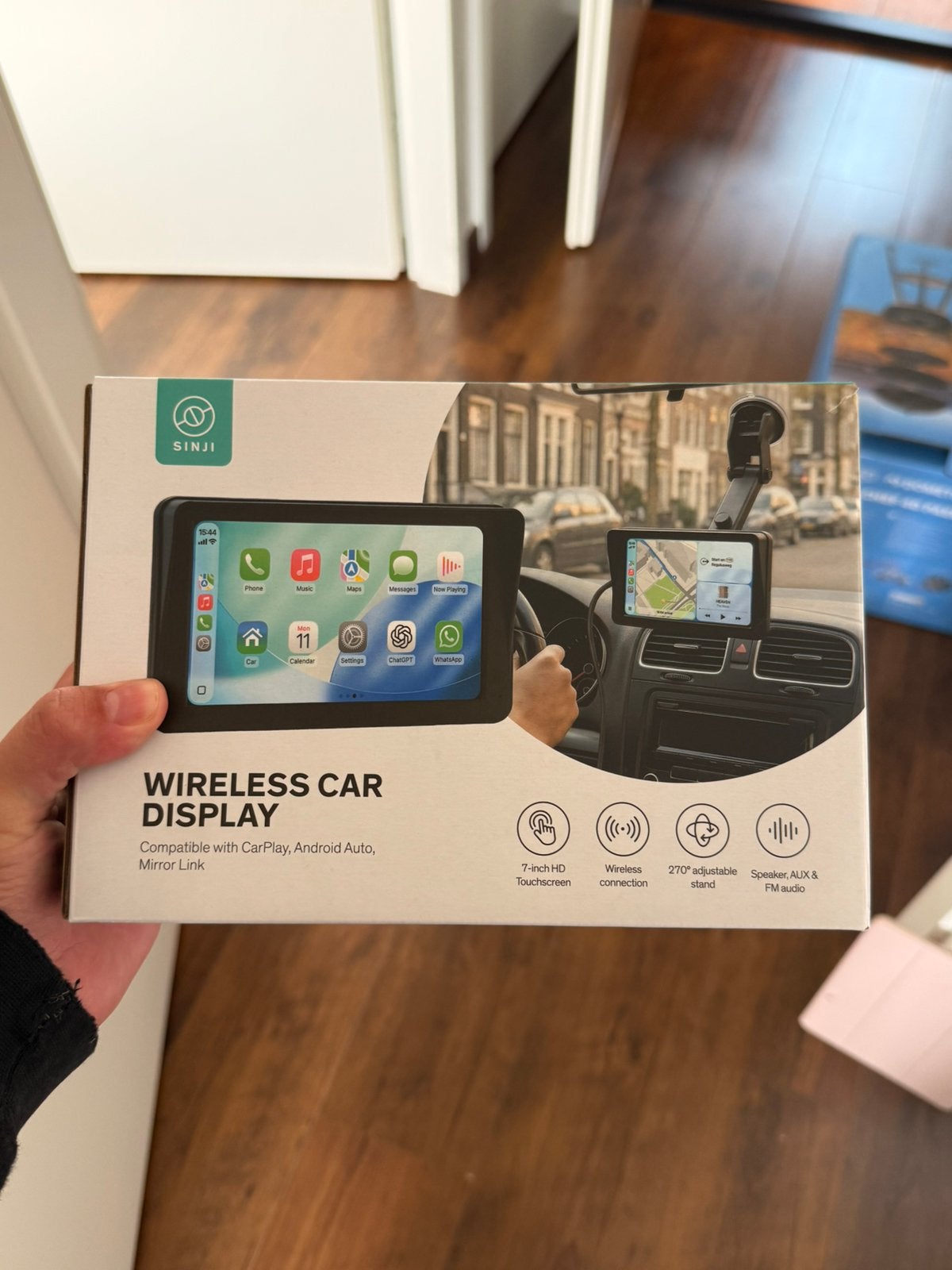 Wireless cardisplay voor Apple en Android, Ophalen, Nieuw