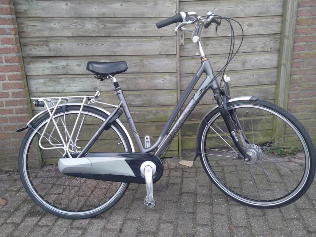 Nette Trek Damesfiets 28 inch 8 versnellingen Rijklaar!!, 51 tot 55 cm, Ophalen of Verzenden