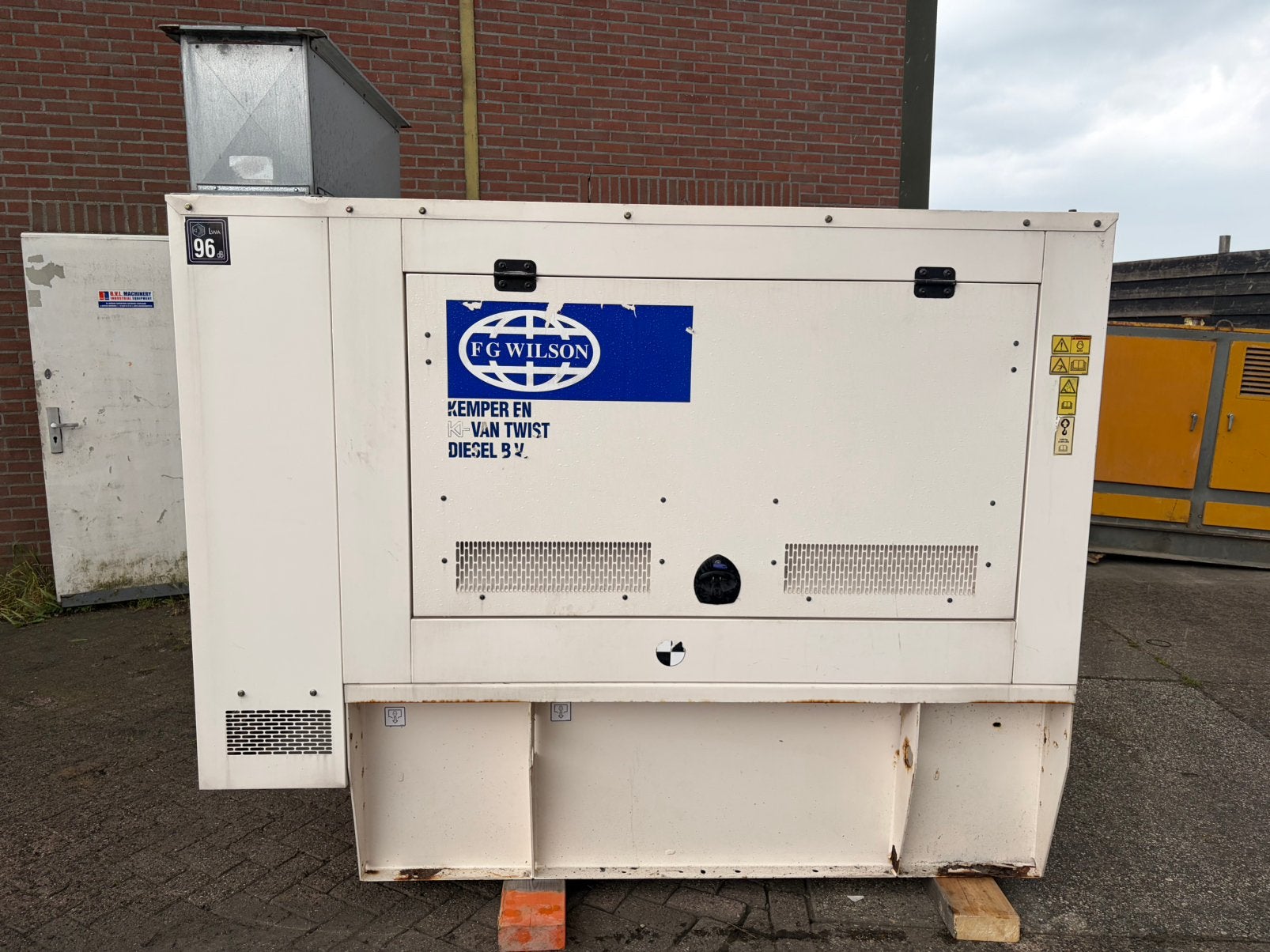 FG Wilson perkins 45 kVA aggregaat generatorset, Ophalen of Verzenden, Zo goed als nieuw, Dieselolie