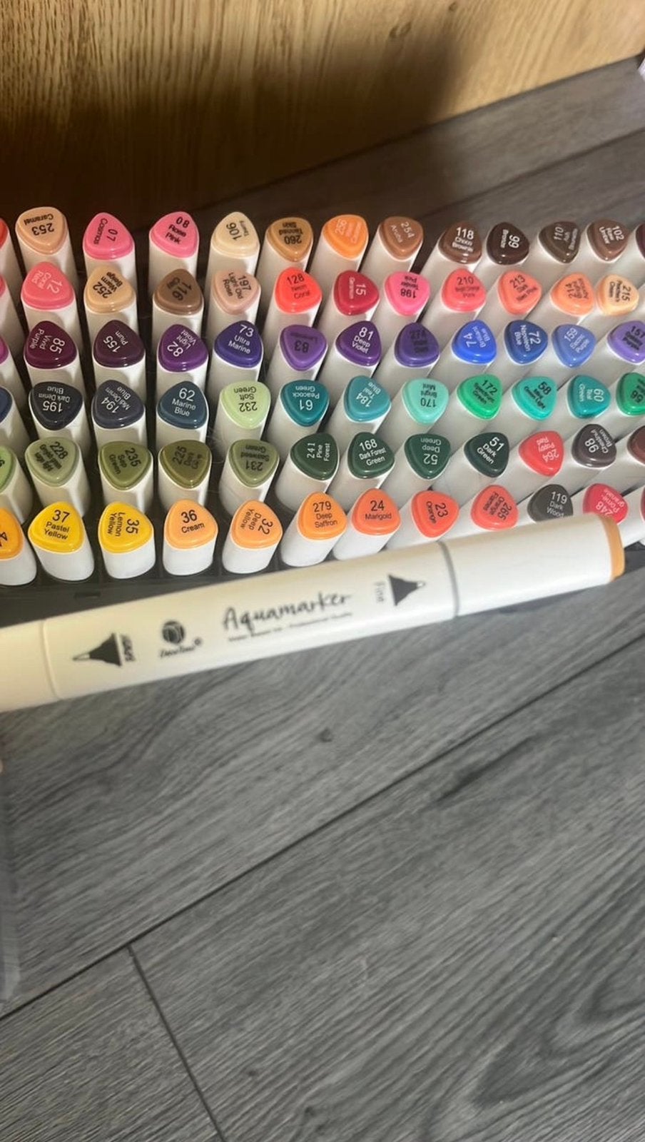 Twin markers / aqua markers / stiften, Ophalen, Zo goed als nieuw, Potlood of Stift