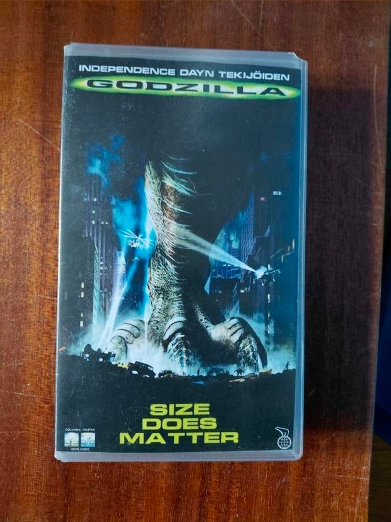 Godzilla videoband. Opgenomen van tv., Vanaf 12 jaar, Ophalen of Verzenden, Gebruikt, Actie en Avontuur