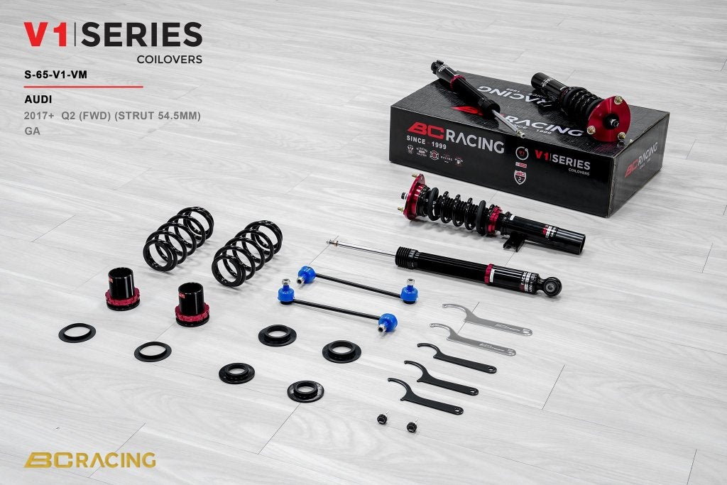 BC Racing V1-VM serie schroefset - Audi Q2 FWD 54.5 17+, Ophalen of Verzenden