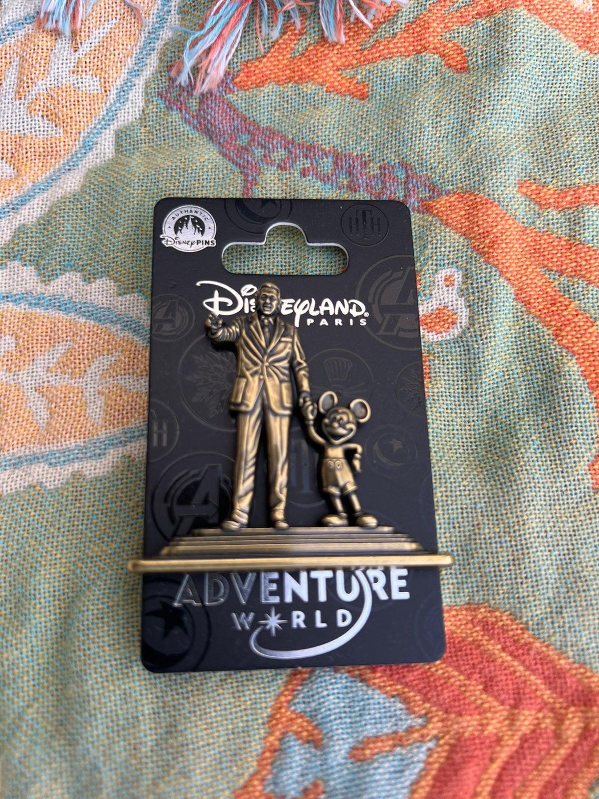 Disney Adventure World Walt & Mickey pin, Verzenden, Mickey Mouse, Zo goed als nieuw