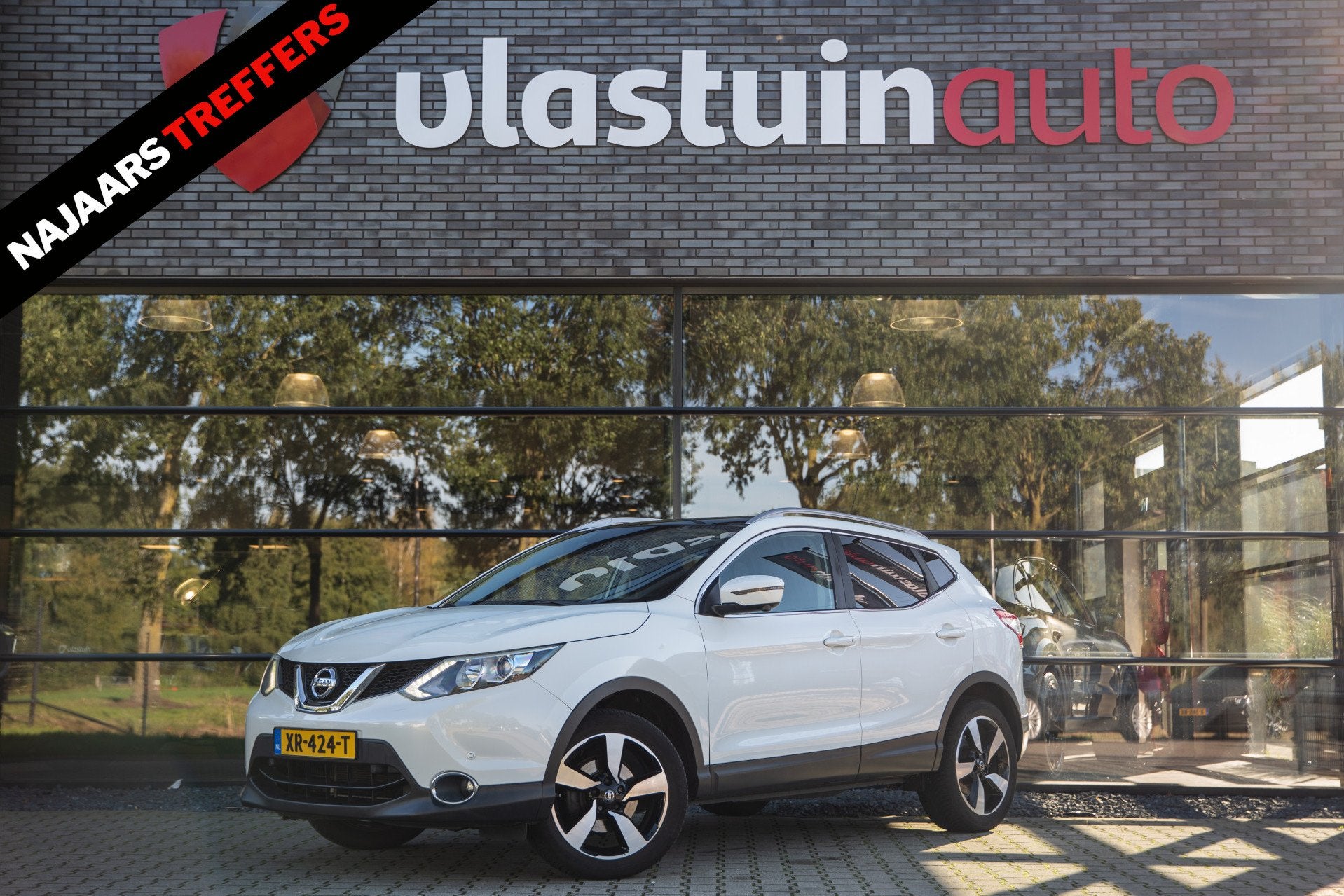 Nissan QASHQAI 1.2 Connect Edition , Panoramadak, Stoelverwa, Auto's, Voorwielaandrijving, Stof, Gebruikt, 4 cilinders