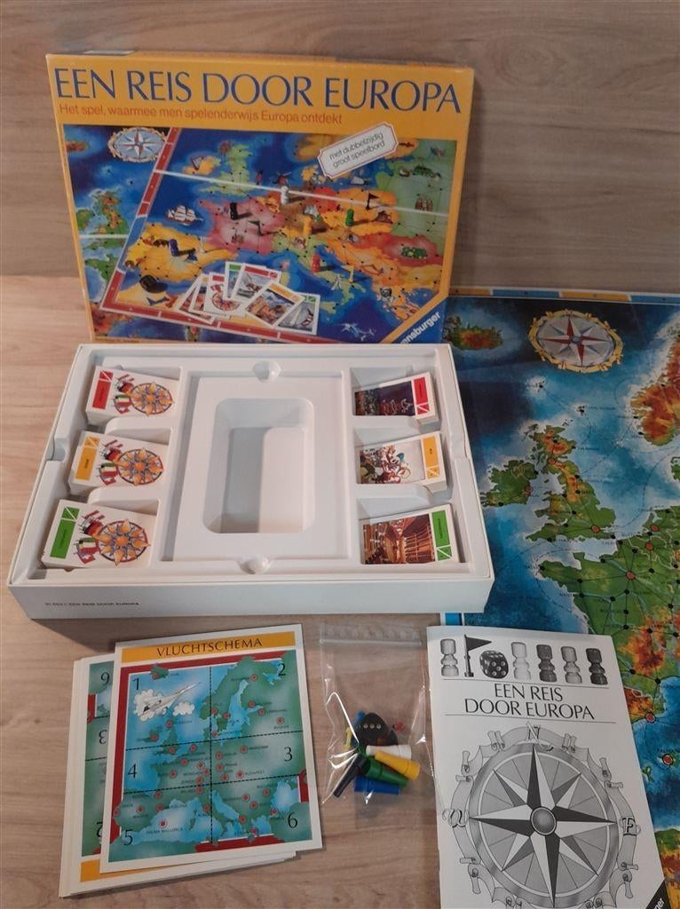 een reis door europa - topo spel - s5733