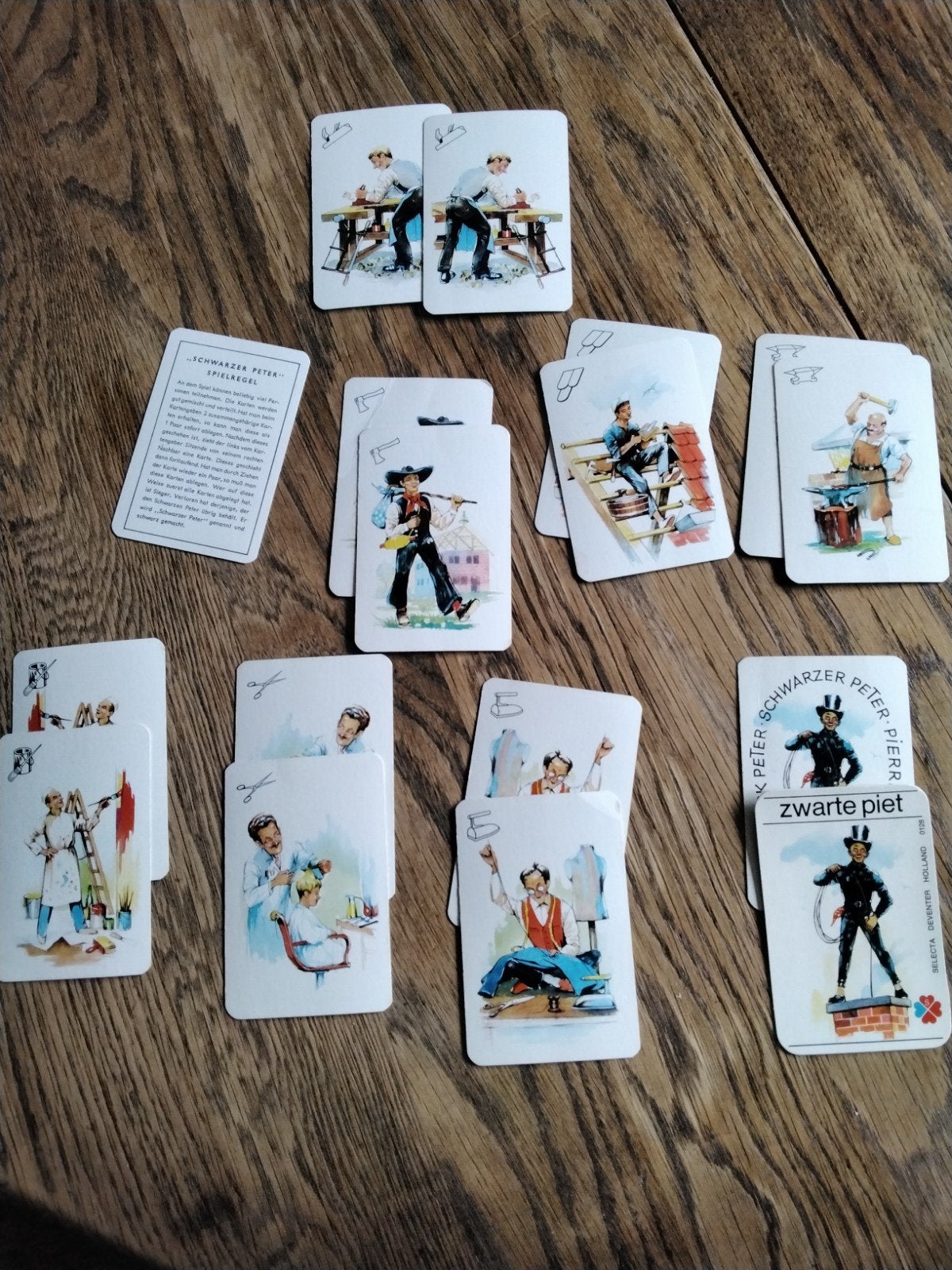 zwarte pietenspel, Verzamelen, Ophalen of Verzenden, Gebruikt, Kwartet(ten)