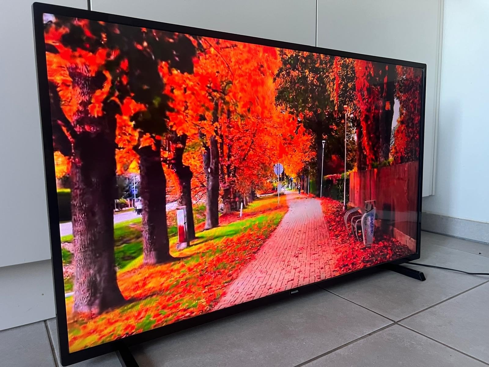 Philips 43 inch Smart TV met afstandsbediening en voet, Audio, Tv en Foto, Ophalen of Verzenden, Gebruikt