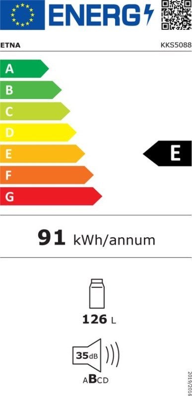 ETNA inbouw koelkast KKS5088 - met sleepdeur, Witgoed en Apparatuur, 85 tot 120 cm, Zonder vriesvak, 100 tot 150 liter, Nieuw