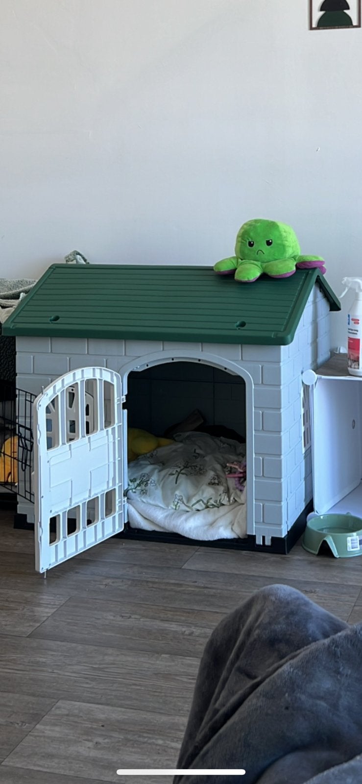 Hondenhok/ bench huis voor hond, Ophalen, Zo goed als nieuw, 75 tot 110 cm, 65 tot 100 cm