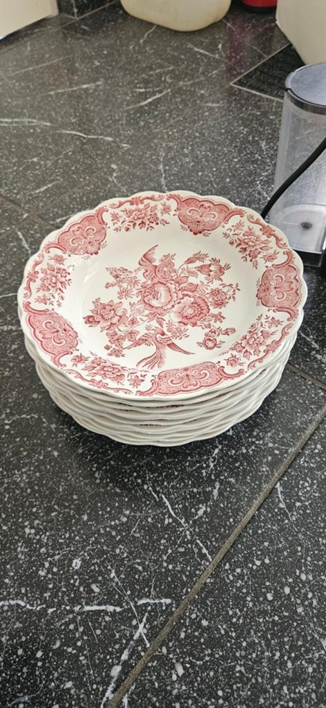 11 Vintage borden ridgway of 1792 Windsor, Ophalen, Gebruikt, Overige stijlen, Bord(en)