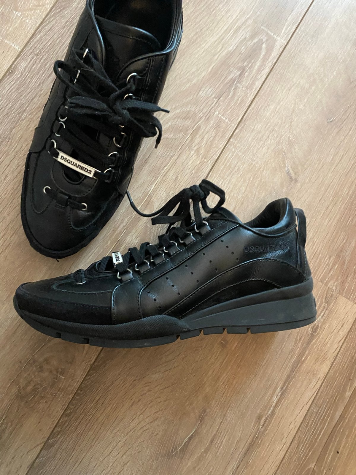 Dsquared2 Heren Sneakers Zwart Maat 42, Kleding | Heren, Ophalen of Verzenden, Zo goed als nieuw, Zwart, Sneakers of Gympen