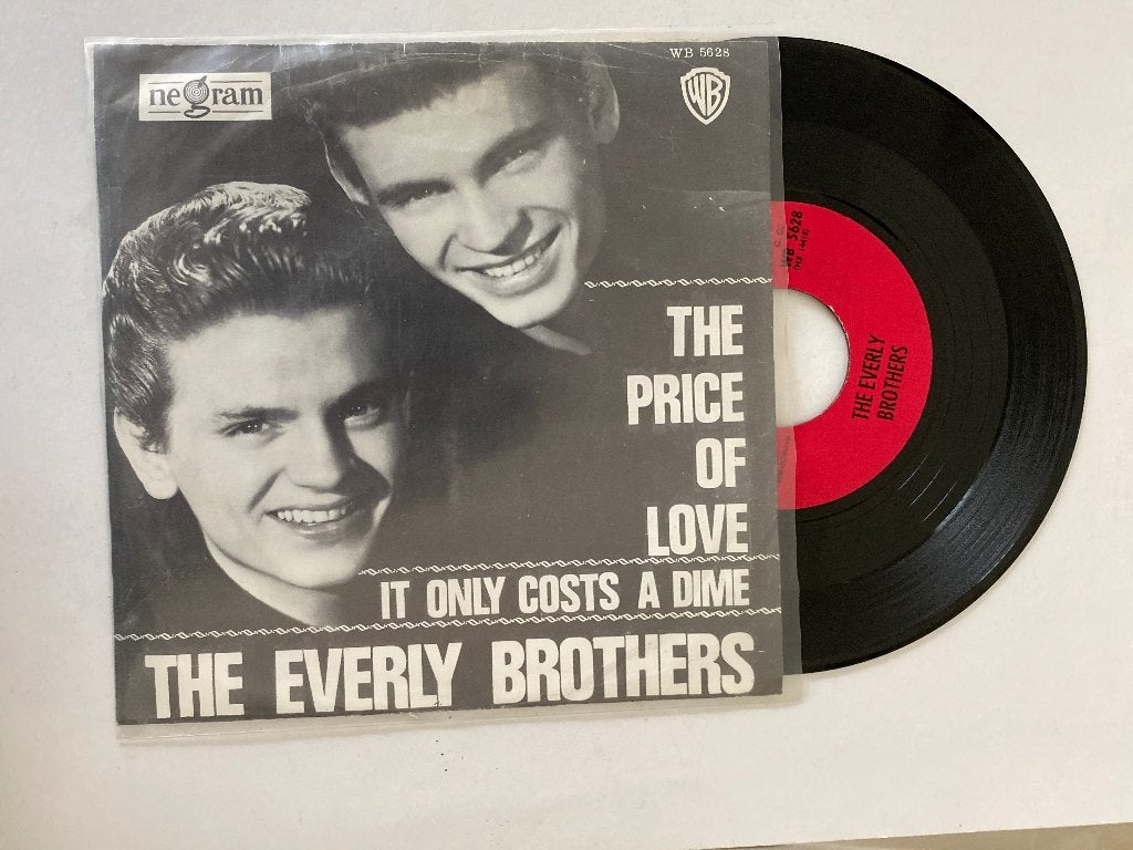 The Everly Brothers – The Price Of Love, Cd's en Dvd's, Vinyl | Pop, Pop, 7 inch, Zo goed als nieuw, Fotohoes