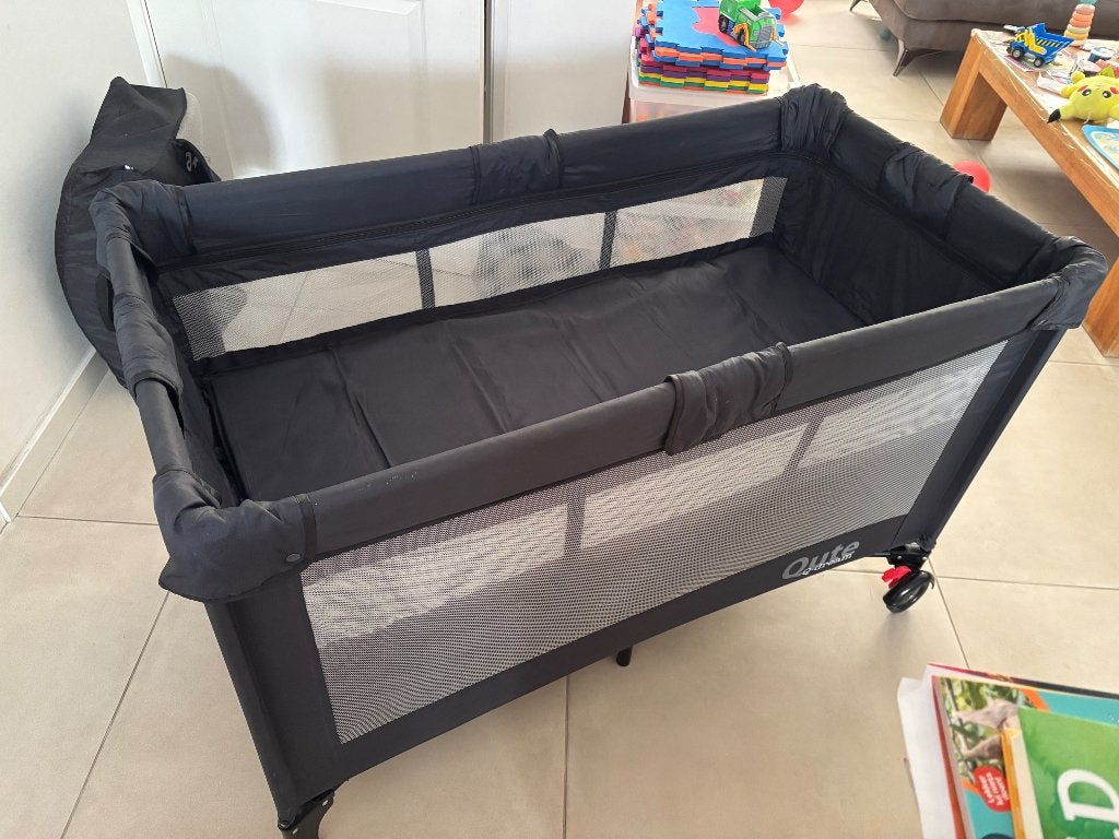 Qute q-dream campingbox / bed, zeer compleet, Ophalen, Gebruikt, Reisbedje