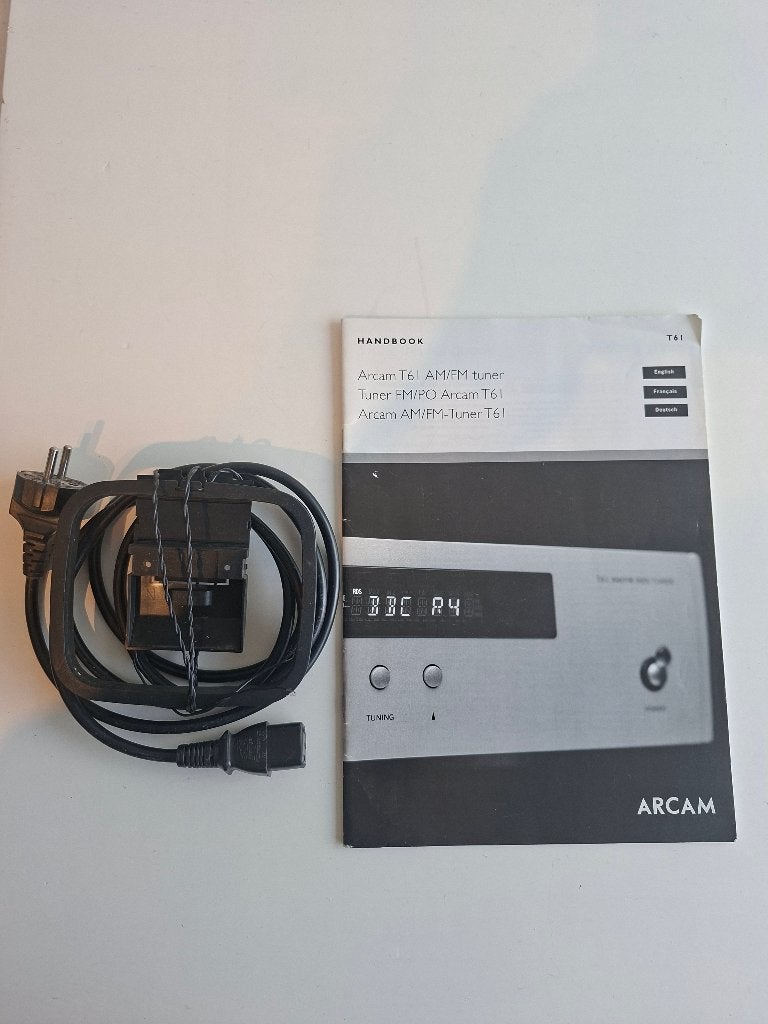 Arcam t61, Ophalen, Gebruikt
