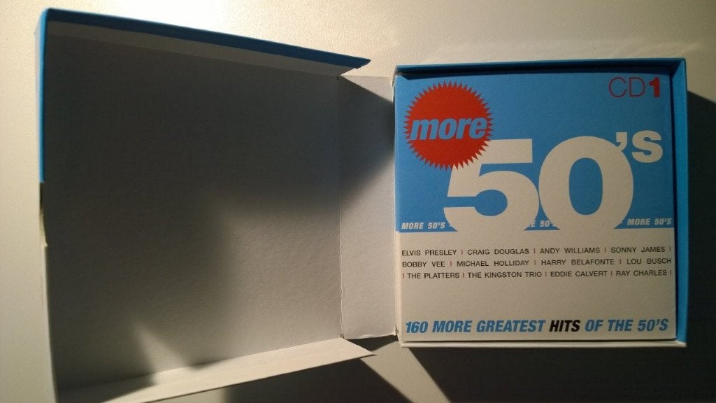 More 50's 160 More Greatest Hits Of The 50's (8 CD), Ophalen of Verzenden, Zo goed als nieuw, Pop, Boxset