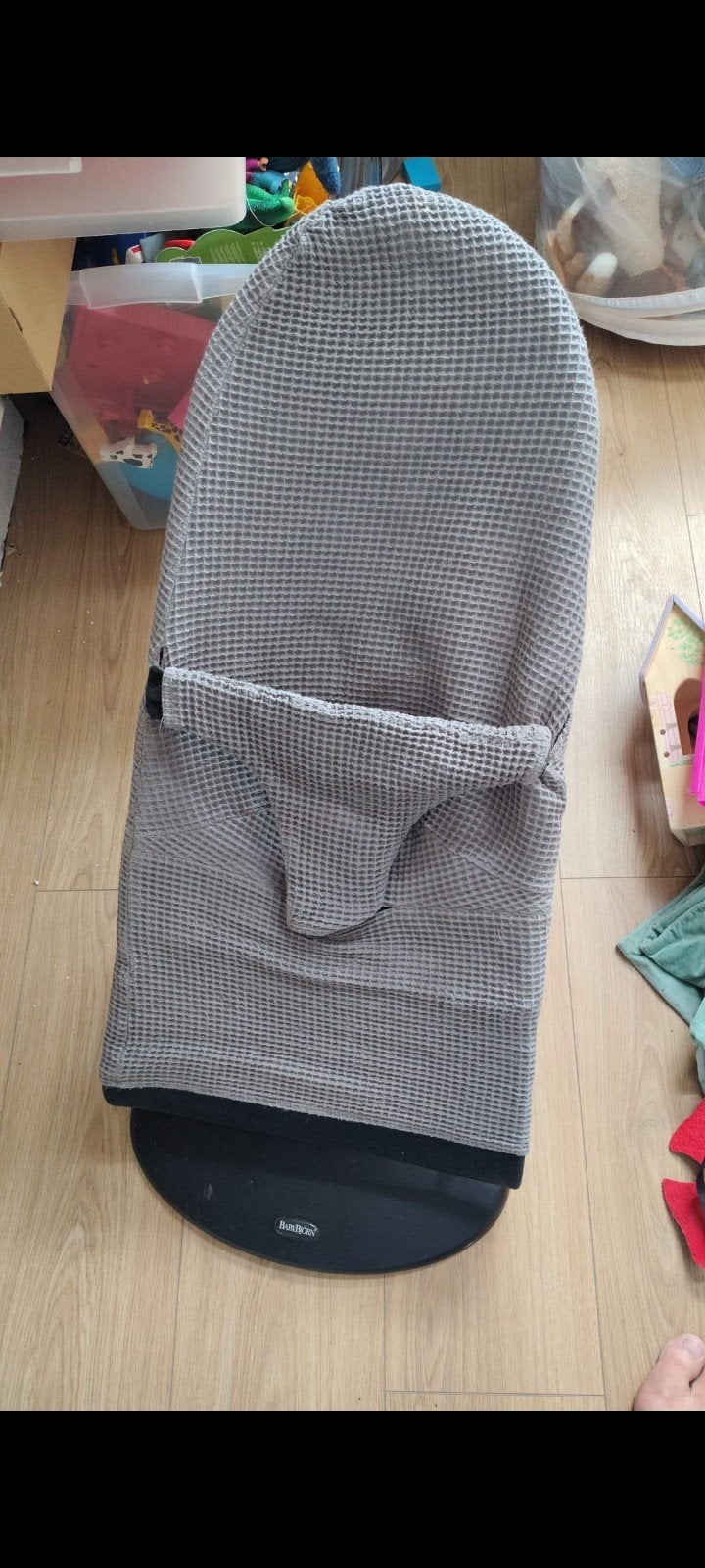 BabyBjörn Wipstoel met wafelstof hoes, Ophalen of Verzenden, Zo goed als nieuw, Wipstoel, Overige merken