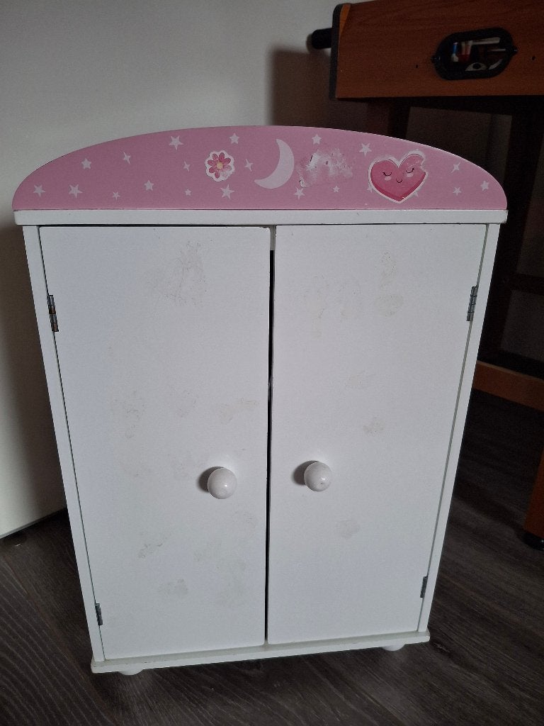 Speelgoed kleding kast, Ophalen, Zo goed als nieuw, Babypop