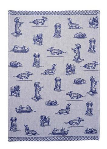 Nieuw, Heinen Delfts Blauw set keuken- en theedoek TECKEL, Blauw, Industrieweg 7, 3881LB Putten, Info@heinendelftsblauw.nl, Heinen Delfts Blauw