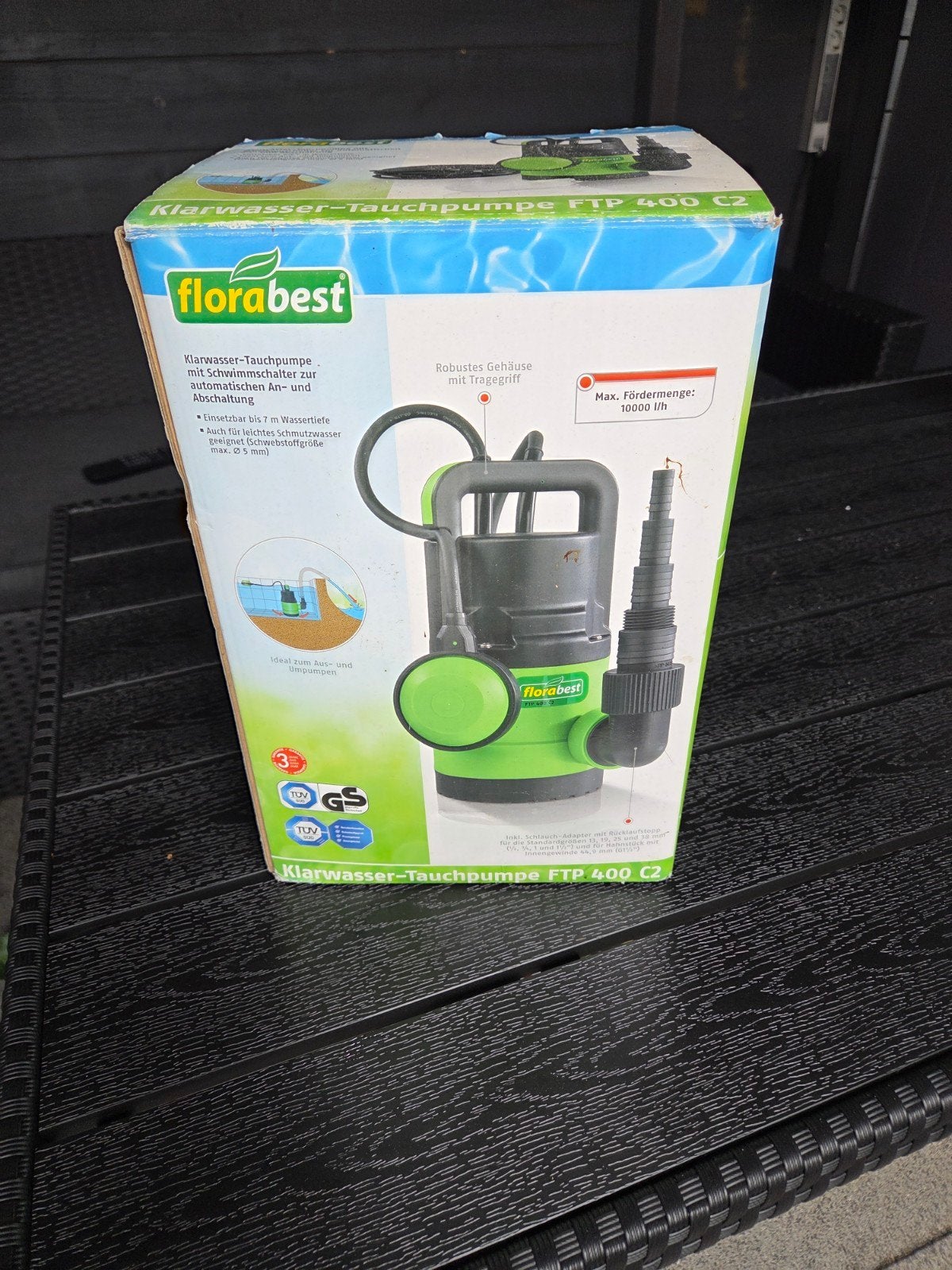 Nieuwe Florabest Dompelpomp FTP 400, Tuin en Terras, Waterpompen, Ophalen, Nieuw, Dompelpomp
