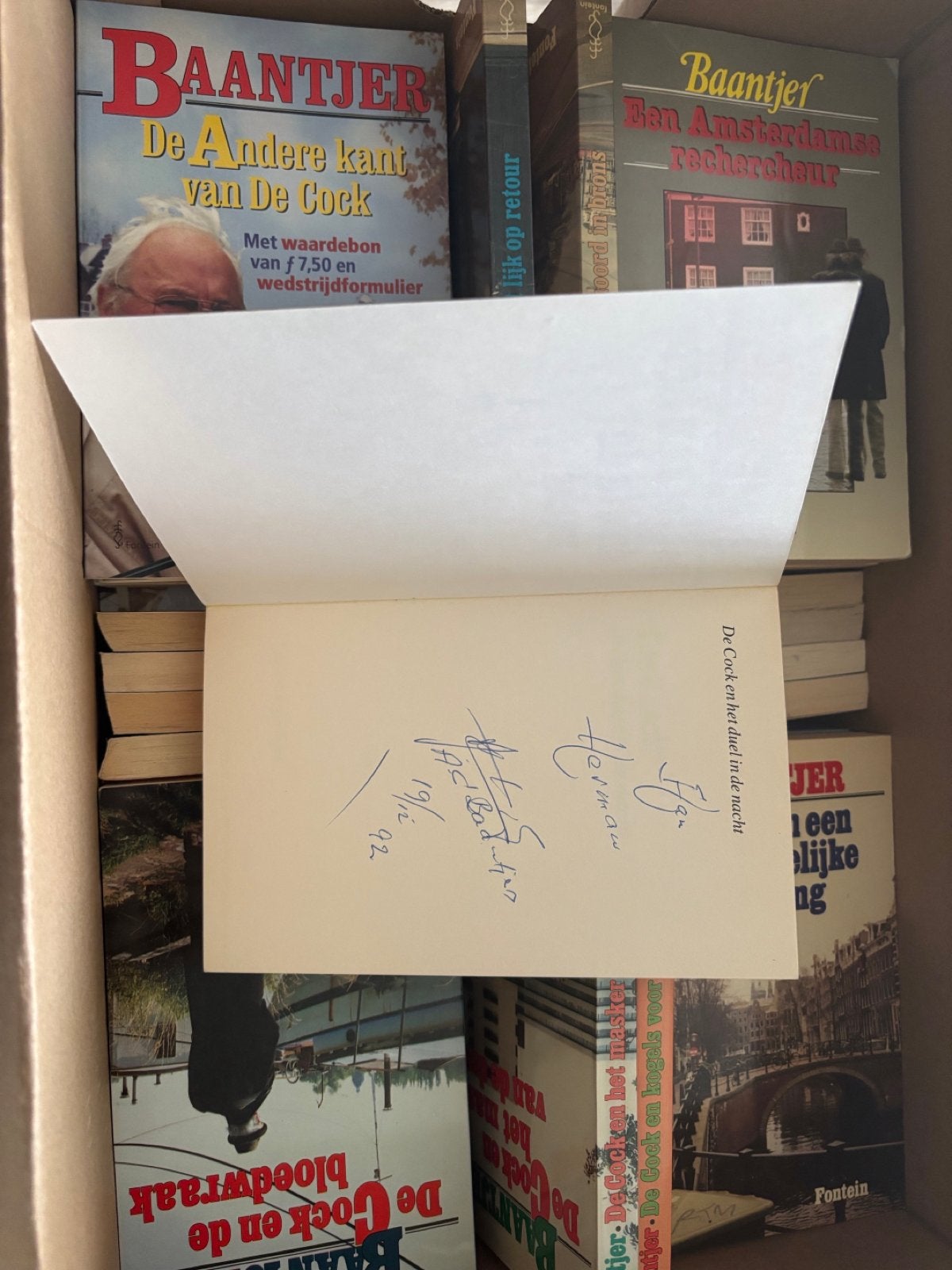 Baantjer boeken - De Cock en de bloedwraak & meer, Ophalen, Gelezen