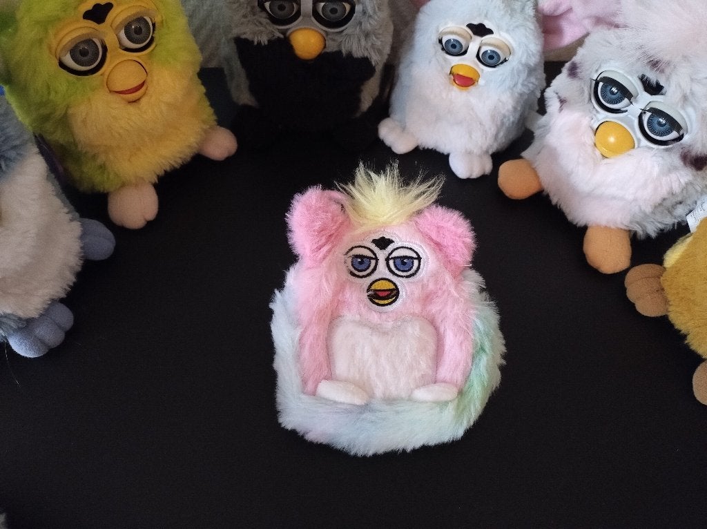Furby mini tasje sleutelhanger 90s y2k, Ophalen of Verzenden, Nieuw, Knuffel of Figuurtje