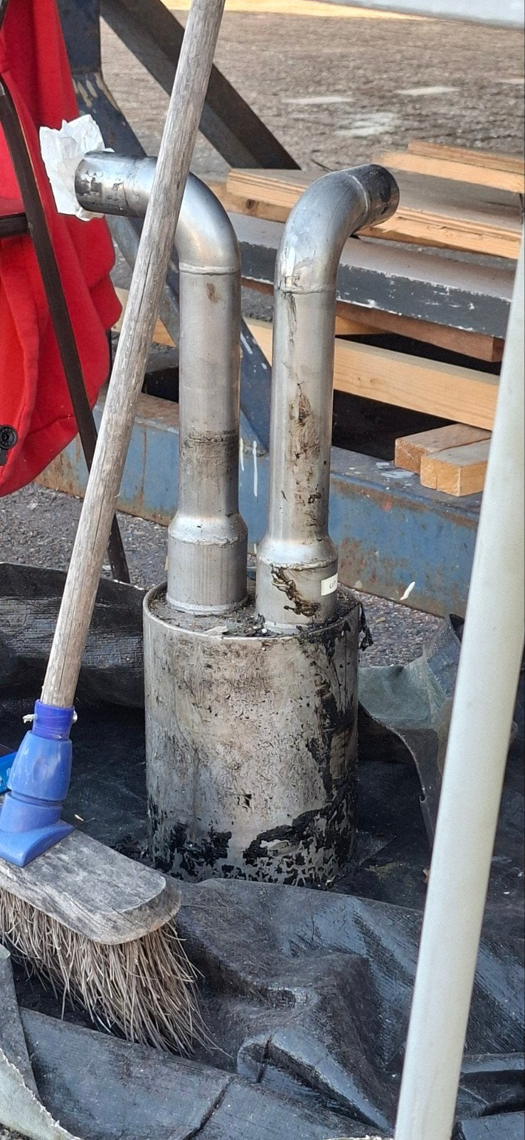 rvs waterlock 50mm, Watersport en Boten, Ophalen, Gebruikt, Motor en Techniek