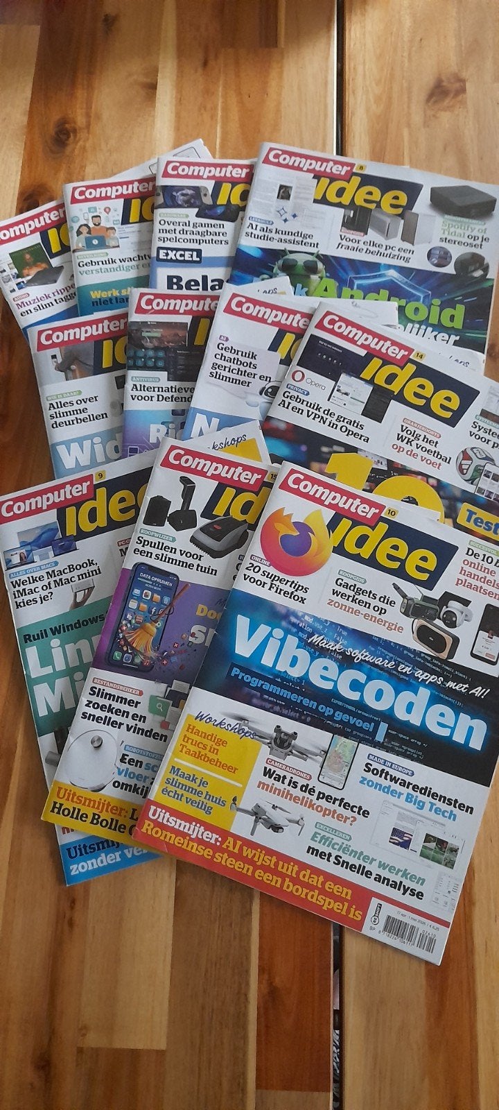 Set van 11 tijdschriften Computer Idee 2026 zgan, Ophalen of Verzenden, Zo goed als nieuw, Overige onderwerpen