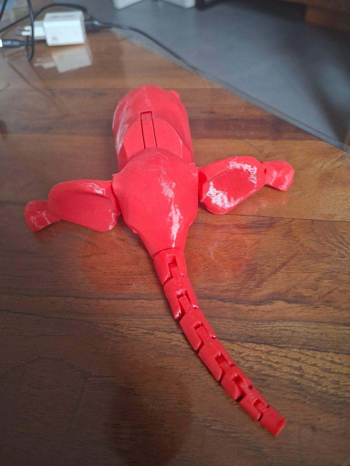 Ed geprinte olifant, Ophalen