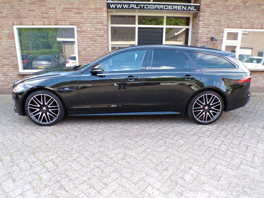 Jaguar XF Sportbrake 2.0d Portfolio Automaat / Leder / Navi, Auto's, Achterwielaandrijving, Gebruikt, 2000 kg, Diesel