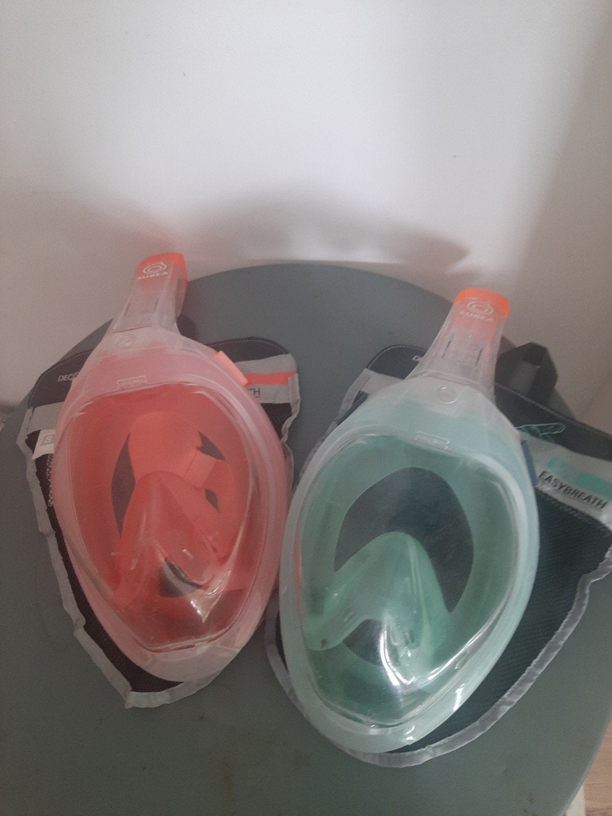 2 Decathlon Easybreath Duikbrillen - Zo goed als nieuw, Ophalen of Verzenden, Zo goed als nieuw, Jongen of Meisje