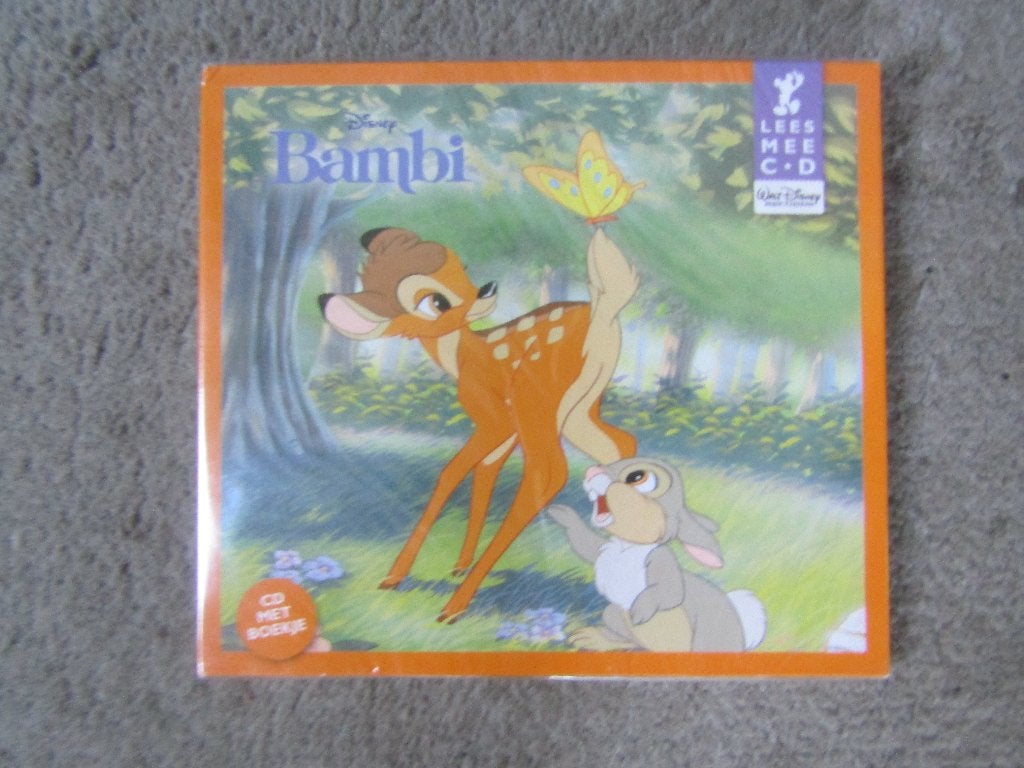 CD+boekje: Bambi GESEALD, Ophalen of Verzenden, Nieuw in verpakking, Verhaal of Sprookje