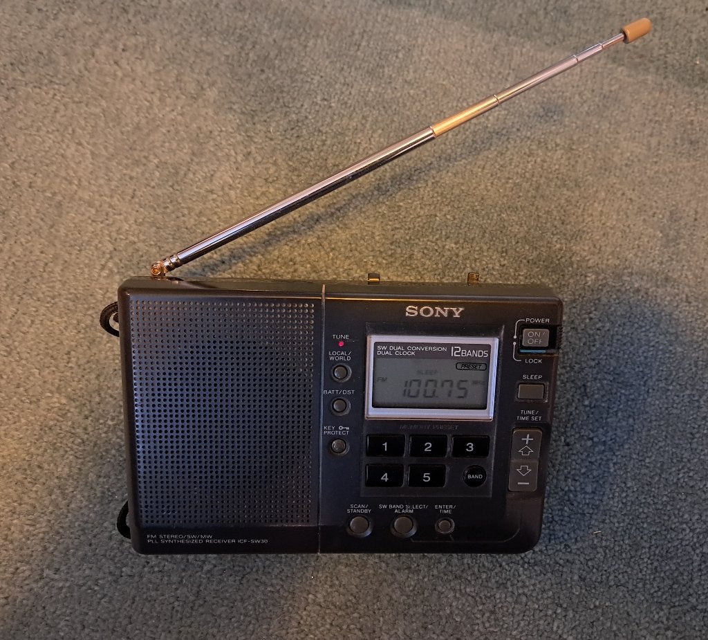 Sony radio ICF-SW30, Ophalen of Verzenden, Gebruikt, Transistorradio