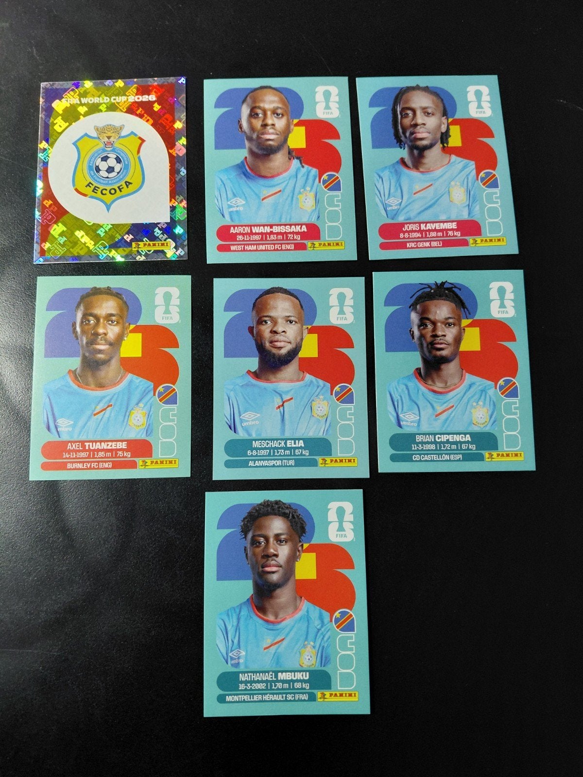 Congo (panini wk 2026 stickers), Verzamelen, Ophalen of Verzenden, Nieuw, Buitenlandse clubs, Poster, Plaatje of Sticker