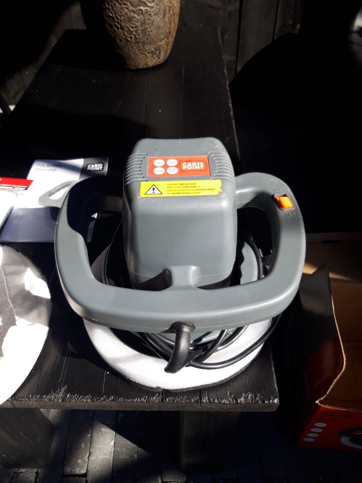 Carpoint Poetsmachine 230V 120W - Zo goed als nieuw, Ophalen of Verzenden, Zo goed als nieuw