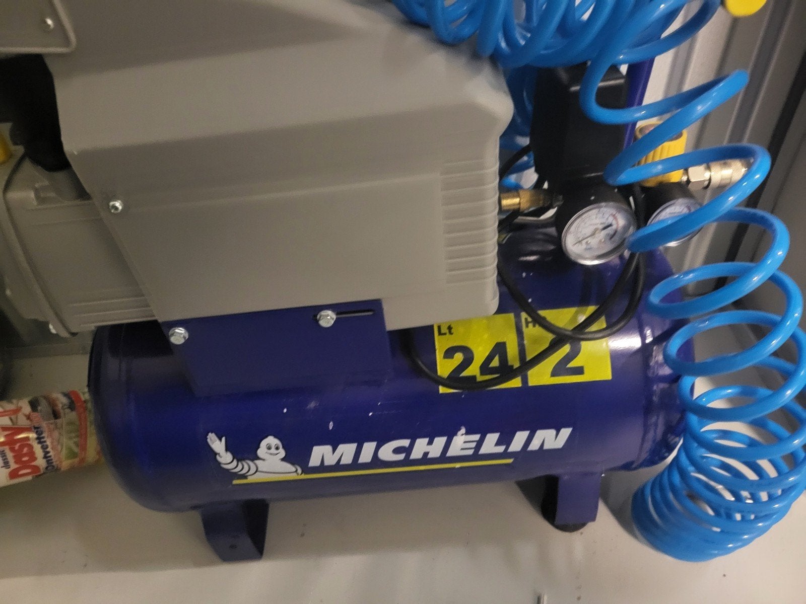 Michelin Compressor 24/2 HP2 - Zo goed als nieuw, Doe-het-zelf en Verbouw, Compressors, Ophalen of Verzenden