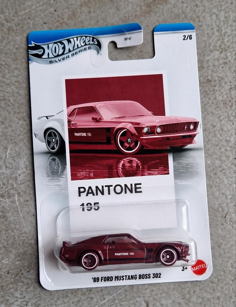 Hot wheels ford mustang boss 302 pantone, Hobby en Vrije tijd, Modelauto's | Overige schalen, Ophalen of Verzenden, Nieuw, Auto