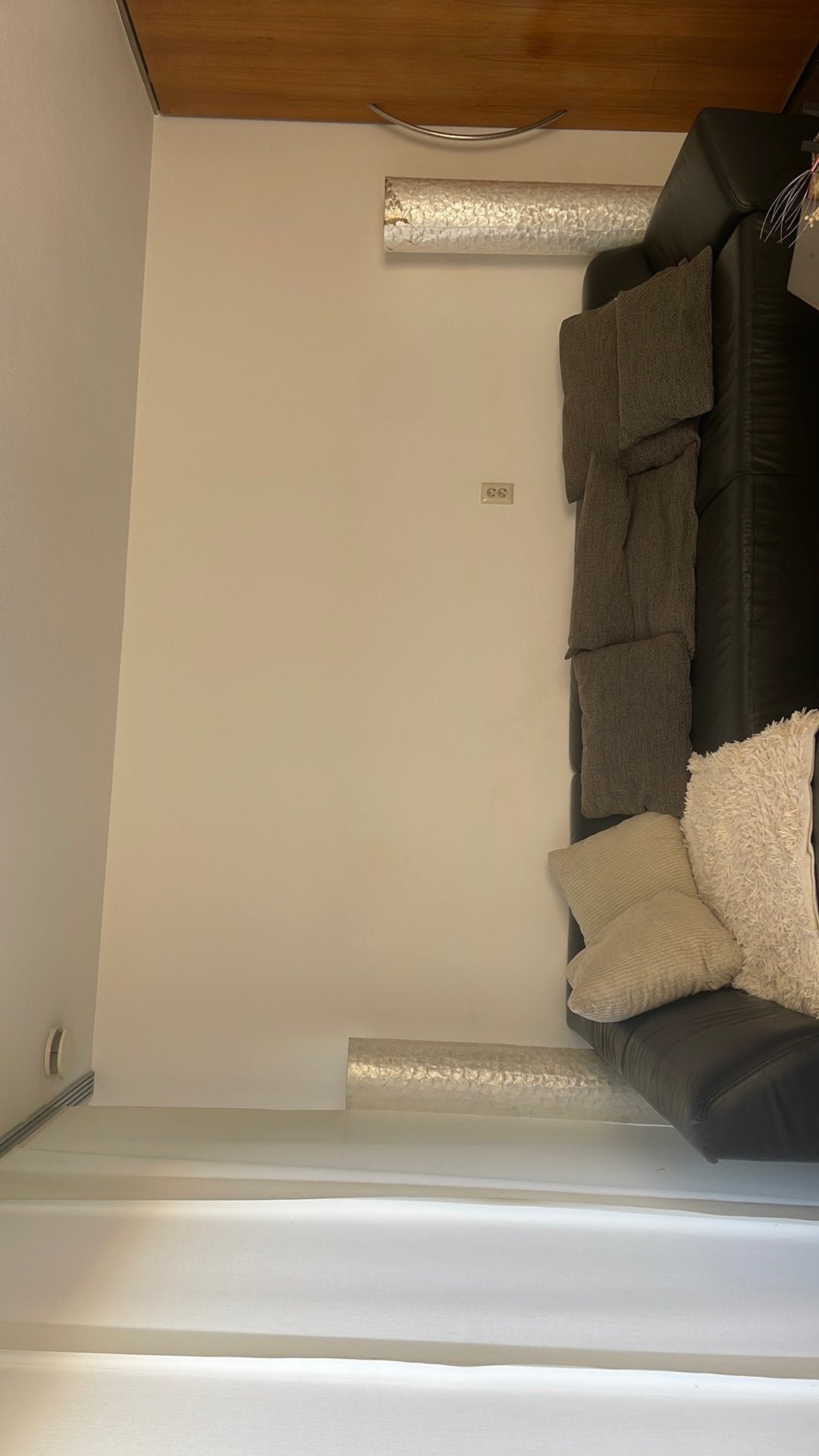 Moderne vloerlamp met parelmoer effect, Huis en Inrichting, Ophalen, Kunststof, Gebruikt, M