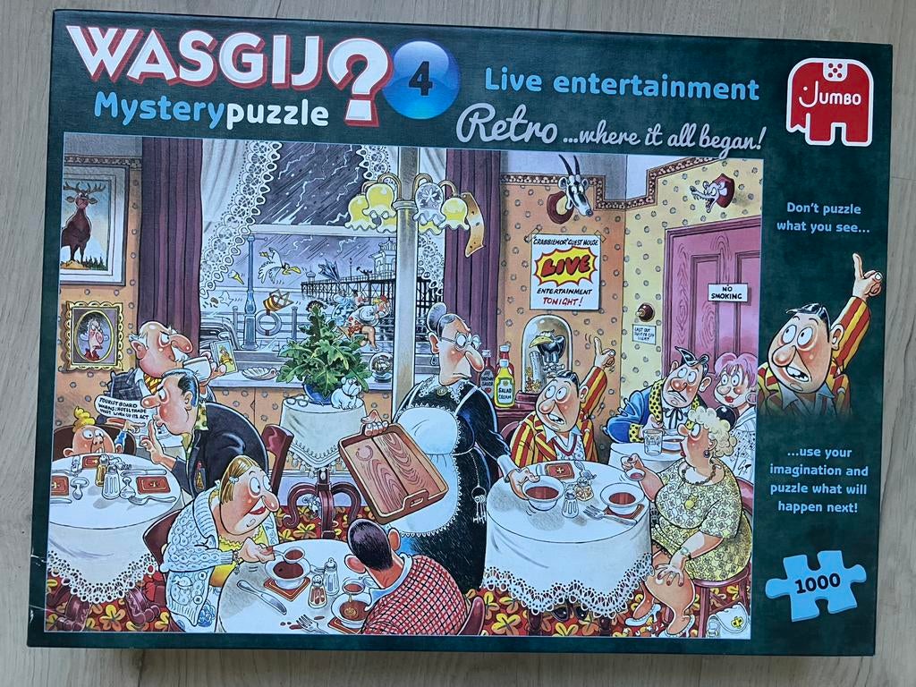 Wasgij  puzzel 1000 stukjes, Ophalen, 500 t/m 1500 stukjes, Zo goed als nieuw