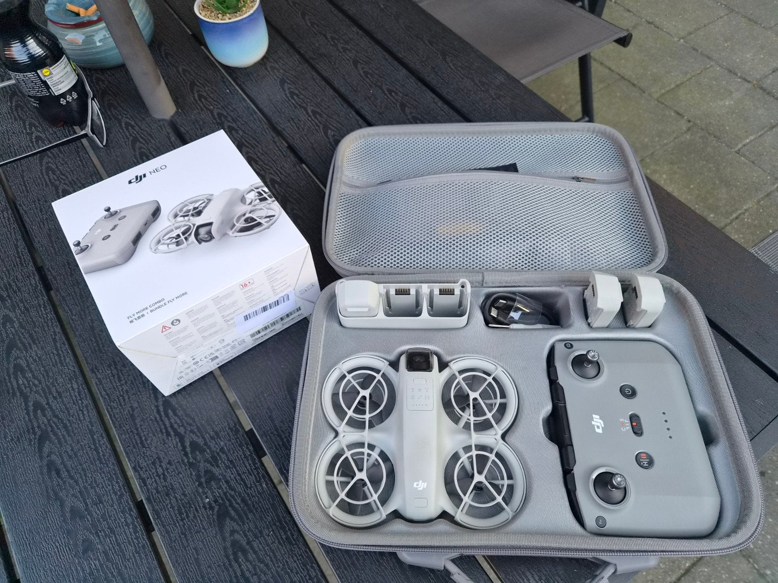 dji neo fly combo drone, Audio, Tv en Foto, Drones, Cameradrone, Zo goed als nieuw, DJI, Minder dan 250 gram