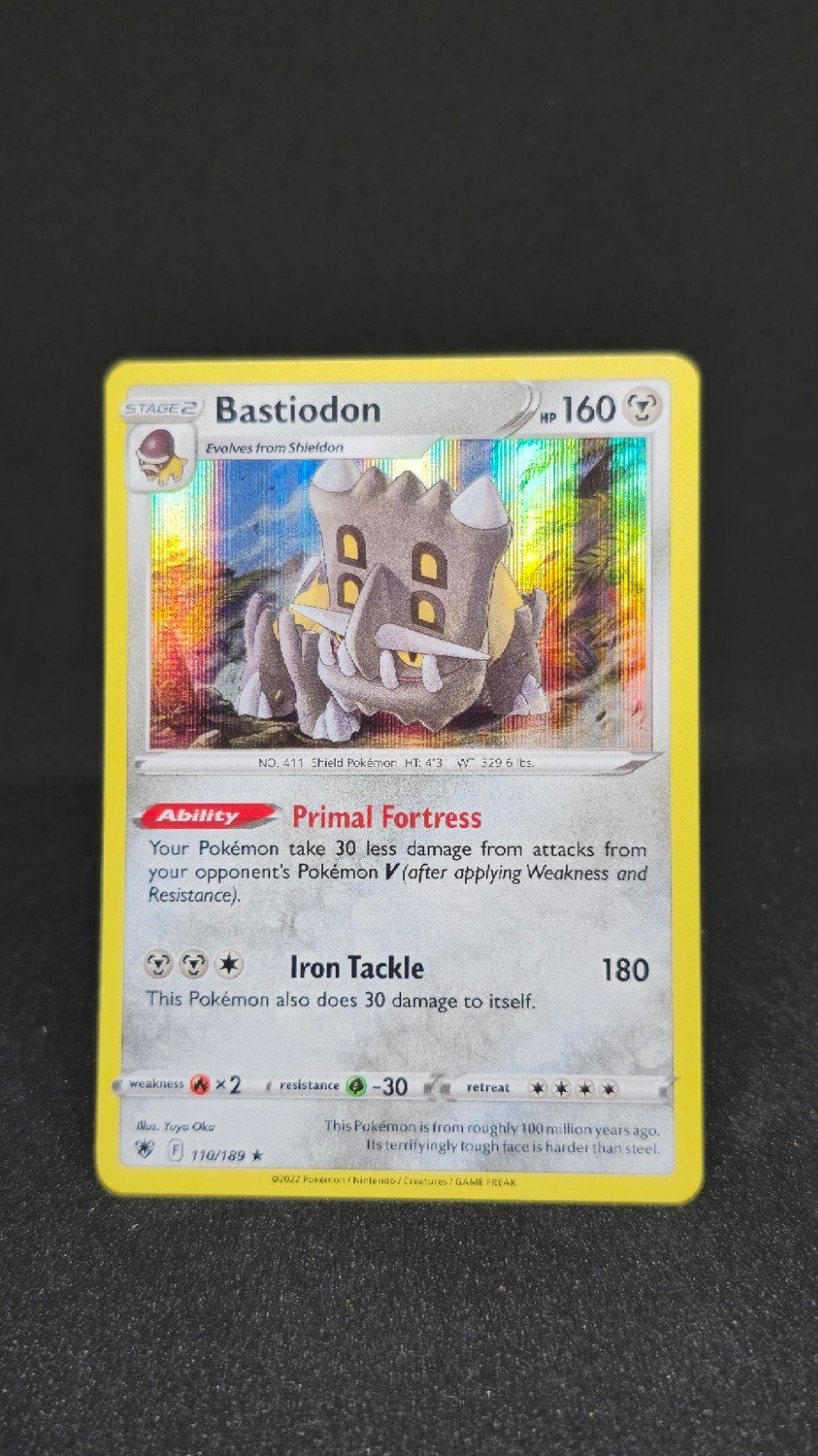 Bastiodon 110/189 holo, Ophalen of Verzenden, Zo goed als nieuw